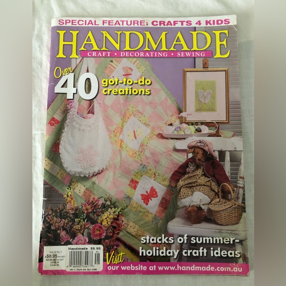 Handmade Magazine Vol 25 No 3 Craft for Kids 2008